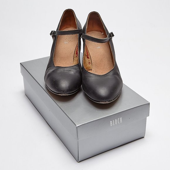 Leather Bloch Ladies Cabaret Character Dance Shoes Leather Size 7 - Picture 10 of 11